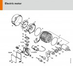 Stihl RE 104 K Cold Water Electric Pressure Washer Spare Parts